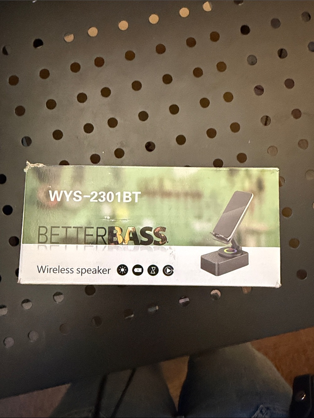 WYS-2301BT BetterBass Wireless Speaker - Green/White Box